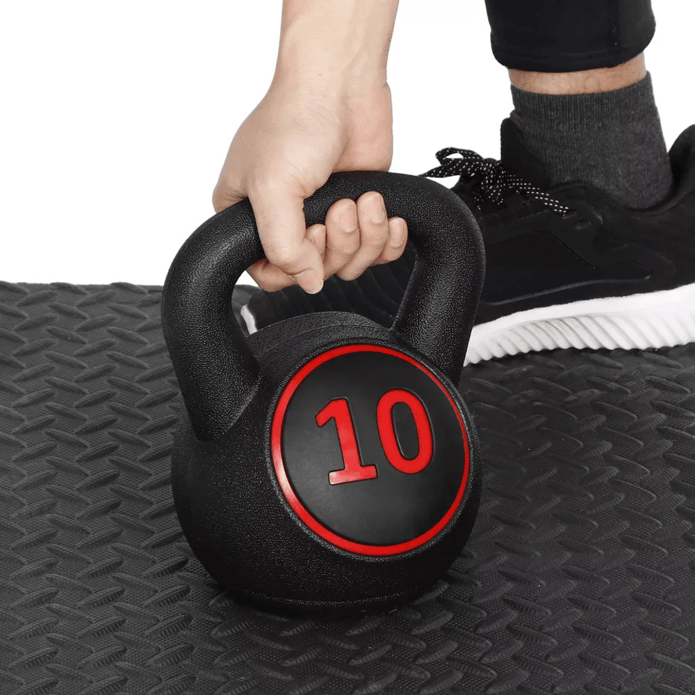 Kettlebell Set With Storage Rack Weights For Home Gym Strength Training  FullBody Workouts 4
