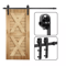 Modern Sliding Barn Door Hardware Kit Closet Track Rail System For Home Interiors 0