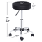 Hydraulic Rolling Stool Swivel Salon Chair Adjustable Height Black Office Tattoo Stool With Wheels 11