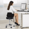 Hydraulic Rolling Stool Swivel Salon Chair Adjustable Height Black Office Tattoo Stool With Wheels 2