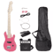 Pink Kids Electric Guitar Set With Amp Gig Bag Strap Picks Beginners Starter Kit For Young Musicia 0