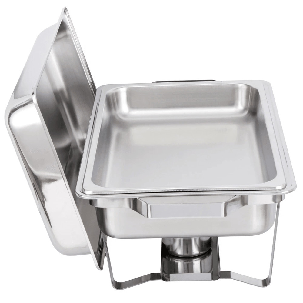Stainless Steel Chafing Dish Buffet Set With Water Pan  Fuel Holder Full Size Catering Chafer For P 4