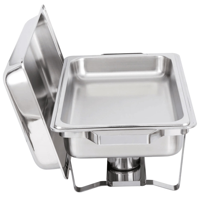 Stainless Steel Chafing Dish Buffet Set With Water Pan  Fuel Holder Full Size Catering Chafer For P 4