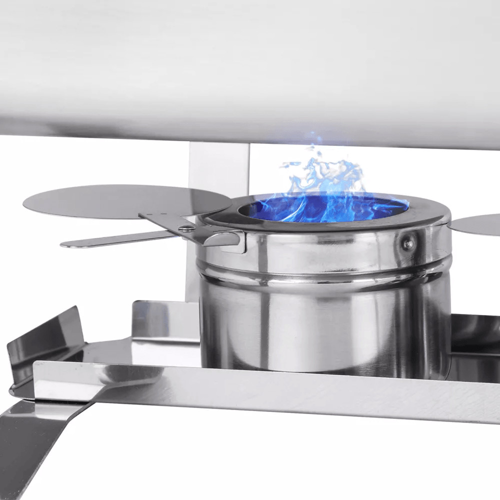 Stainless Steel Chafing Dish Buffet Set With Water Pan  Fuel Holder Full Size Catering Chafer For P 3