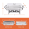 Stainless Steel Chafing Dish Buffet Set With Water Pan Fuel Holder Full Size Catering Chafer For P 5
