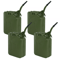 Metal Jerry Cans MilitaryStyle Gasoline Storage Tanks Army Green 0