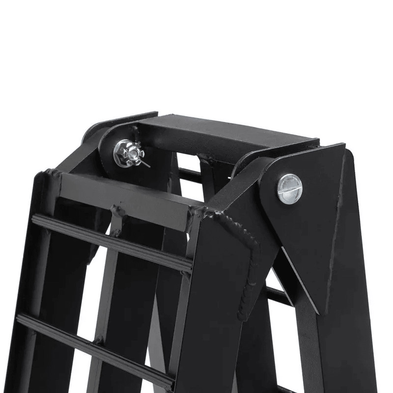 Pair Of 10ft Folding Aluminum Arch ATV Ramps  Lightweight Portable 1200 Lbs Capacity 7