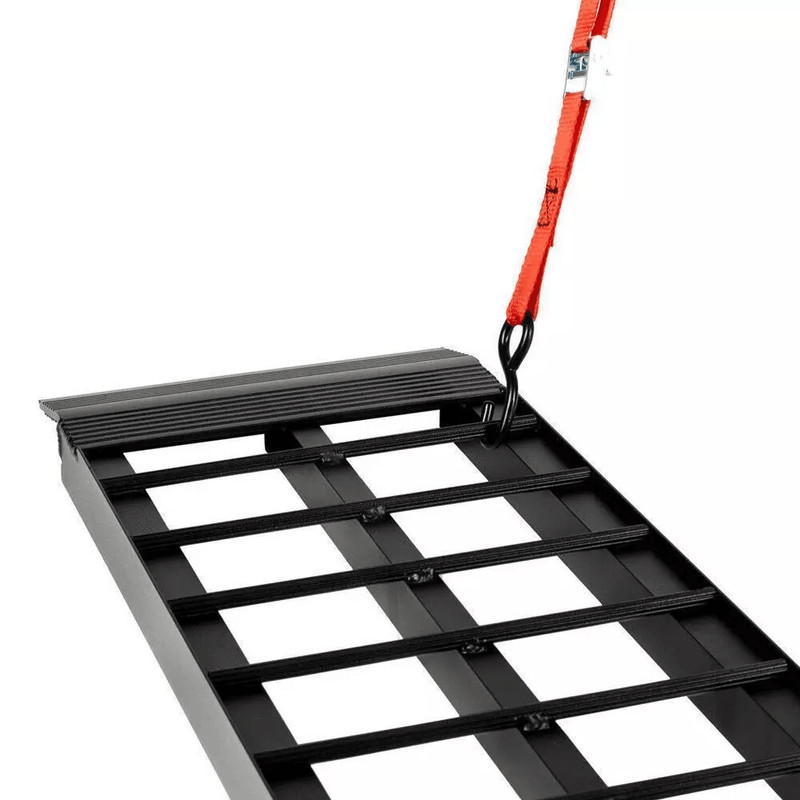 Pair Of 10ft Folding Aluminum Arch ATV Ramps  Lightweight Portable 1200 Lbs Capacity 3