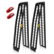 Pair Of 10ft Folding Aluminum Arch ATV Ramps  Lightweight Portable 1200 Lbs Capacity 0