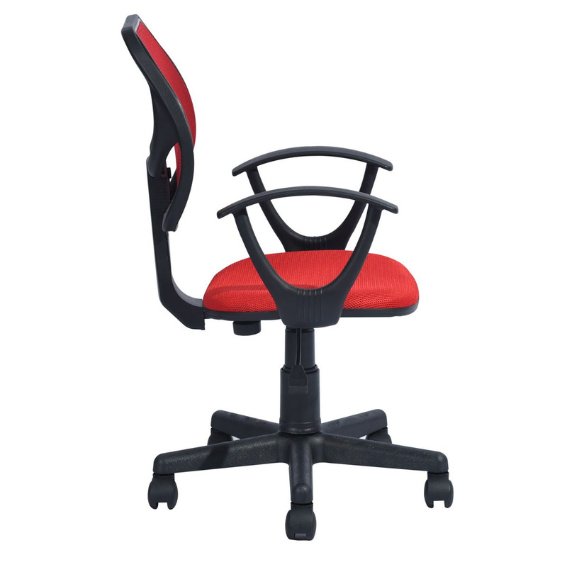 Adjustable Ergonomic Mesh Swivel Computer Office Desk Task Chair Mid Back Rolling Seat With Lumbar  1