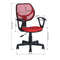 Adjustable Ergonomic Mesh Swivel Computer Office Desk Task Chair Mid Back Rolling Seat With Lumbar  5