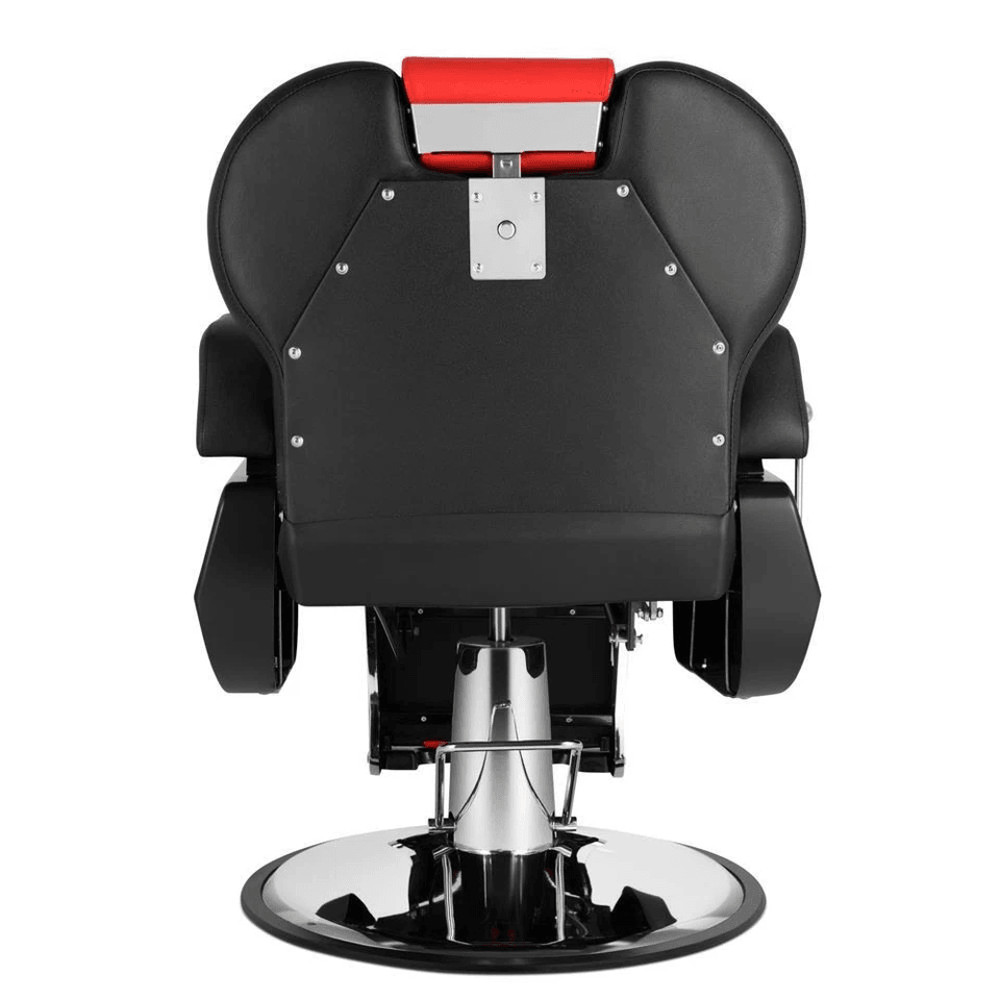 All Purpose Hydraulic Recline Barber Chair Black  Red Salon Beauty Equipment 3