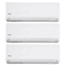 Tri Zone WiFi Mini Split Air Conditioner Heat Pump 3 Zone Ductless Inverter AC System With Install 12