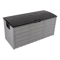Garden Storage Box With Wheels Black Outdoor Tool Chest Cushion Organizer 2