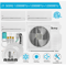 Tri Zone WiFi Mini Split Air Conditioner Heat Pump 3 Zone Ductless Inverter AC System With Install 14