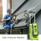 Electric High Pressure Washer Max QuickConnect Nozzles Telescopic Handle Foam Cannon Heavy Duty Pow 2