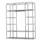 Portable Closet Wardrobe Organizer With Shelves Clothes Pants Rack Storage Solution 2