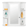 Wall Mounted Bathroom Medicine Cabinet With Mirror Door And Adjustable Shelf White Storage Organize 3