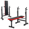 BalanceFrom Adjustable Workout Station With Squat Rack Multifunctional Home Gym Bench For Strength 0