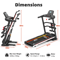 Foldable Home Treadmill With Bluetooth Fitness Tracking App Compact Quiet And Joint Friendly 3