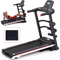 Foldable Home Treadmill With Bluetooth Fitness Tracking App Compact Quiet And Joint Friendly 0