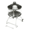 Four Seasons Courtyard Portable Fire Pit With Sliding Door Design Outdoor BBQ Grill With Screen Han 8