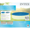 Intex Round Easy Set Blue Solar Cover For Swimming Pools Pool Cover 1