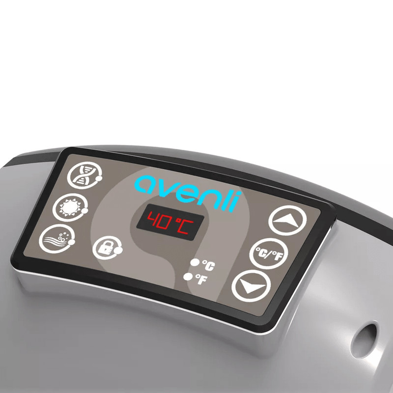 JLeisure Aegean 1200L 65 6Person Rigid Foam Wall Hot Tub Spa  Black  Efficient Outdoor Bubble Spa 4