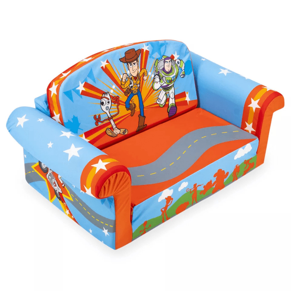 Toy Story Marshmallow Furniture Kids Flip Open Foam Sofa Bed Toddler Couch  Sleeper Compressed  Por 1