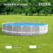 Intex Prism Frame Above Ground Swimming Pool Set With Filter Pump Durable Family Backyard Pool 1