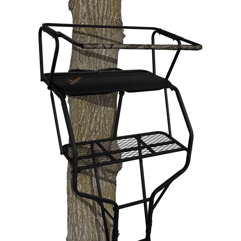 Big Game Guardian XLT Foot Deer Hunting Ladder Climbing Tree Stand Elevated Stand With FlexTek Seat 2