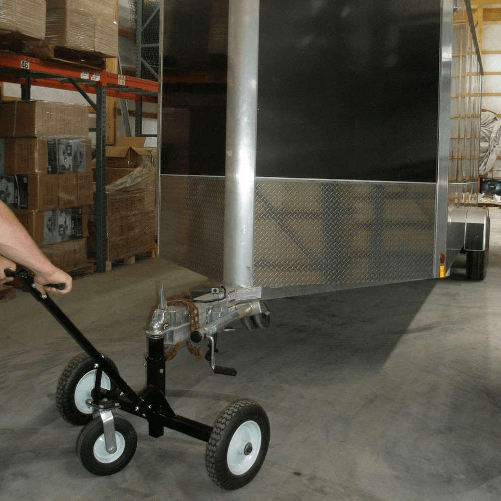 Tow Tuff Adjustable Steel Heavy Duty Trailer Dolly With Caster Wheels Ideal For Boats Utility Trail 2