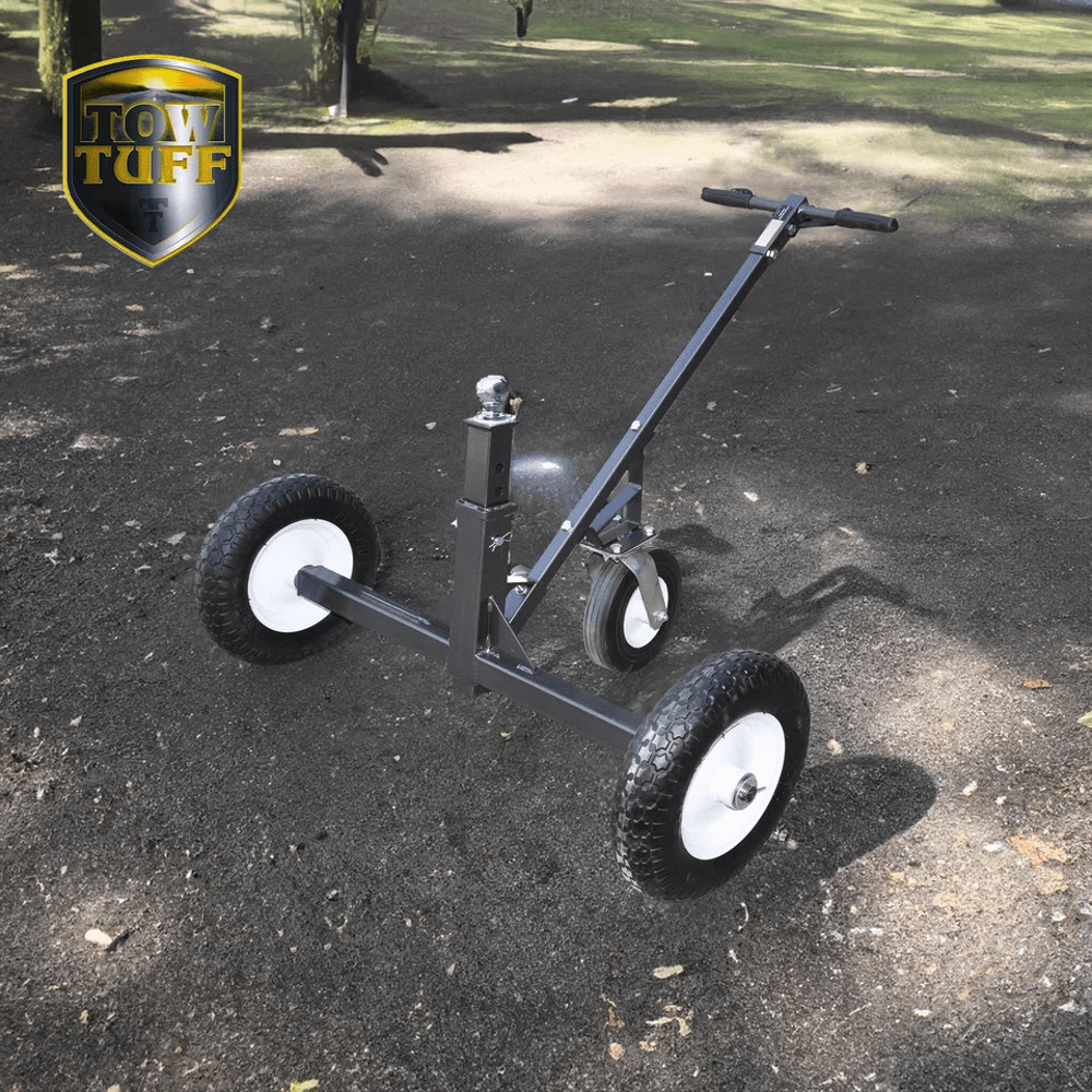 Tow Tuff Adjustable Steel Heavy Duty Trailer Dolly With Caster Wheels Ideal For Boats Utility Trail 4