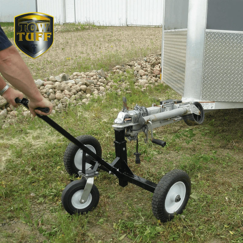 Tow Tuff Adjustable Steel Heavy Duty Trailer Dolly With Caster Wheels Ideal For Boats Utility Trail 5