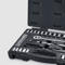 Master Mechanic SAE Metric Socket Set Drive Tool Kit With Ratchet Bits And Case 1