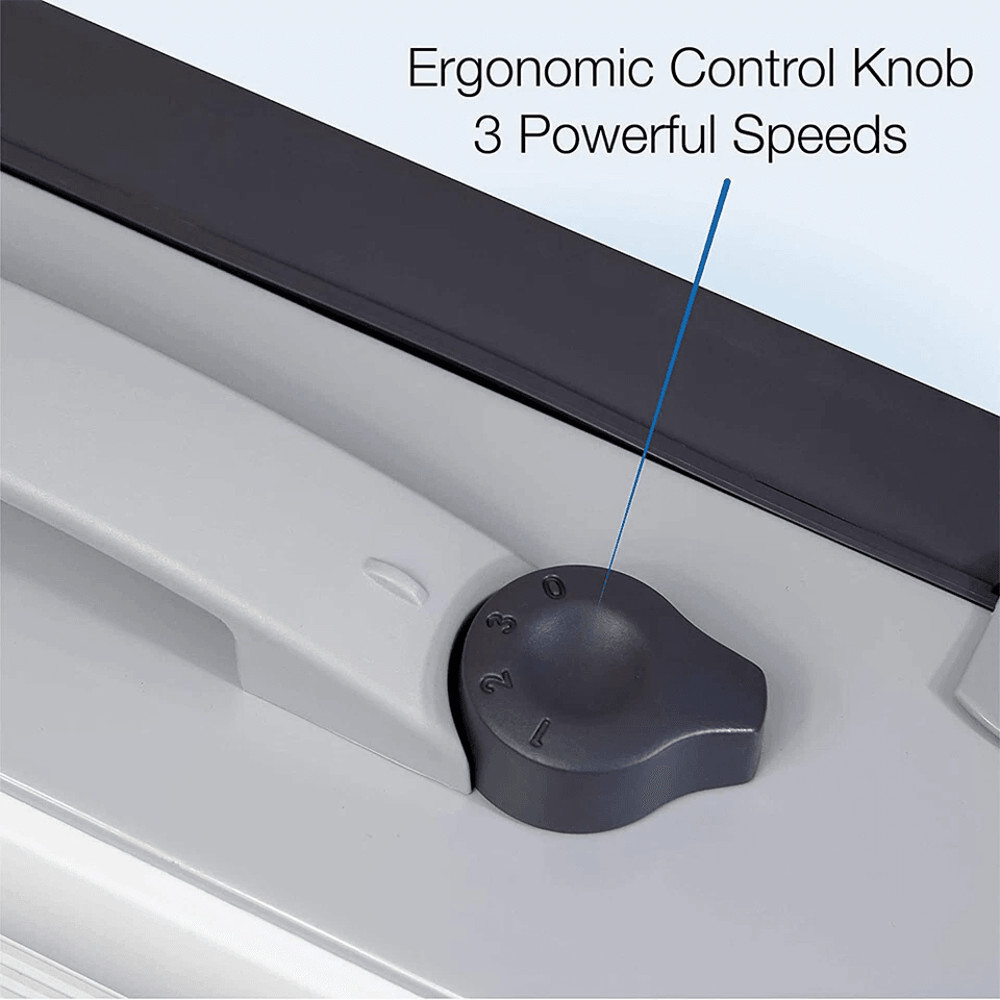 Air Flex Portable Home Office 3Speed Air Purifier Box Fan White Dual Function Cooling  Air Cleaning 4