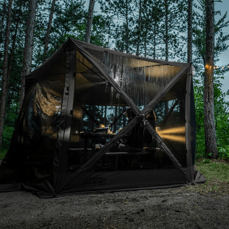 CLAM QuickSet Pavilion Foot Portable Outdoor Canopy Shelter PopUp Tent For Camping Picnics Events 3