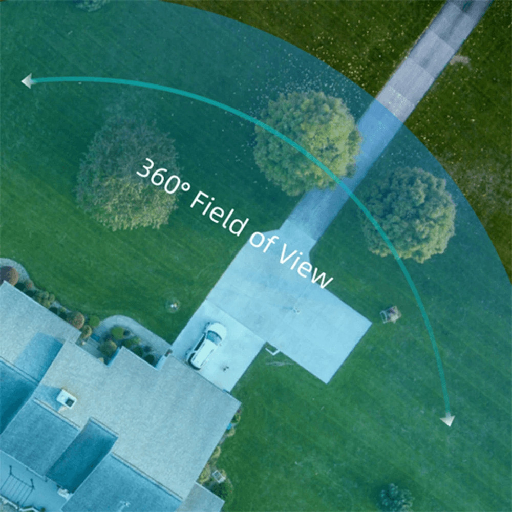 Wireless Solar Home Security Cameras 2K HD Dome With WiFi Motion Alarm Night Vision 6