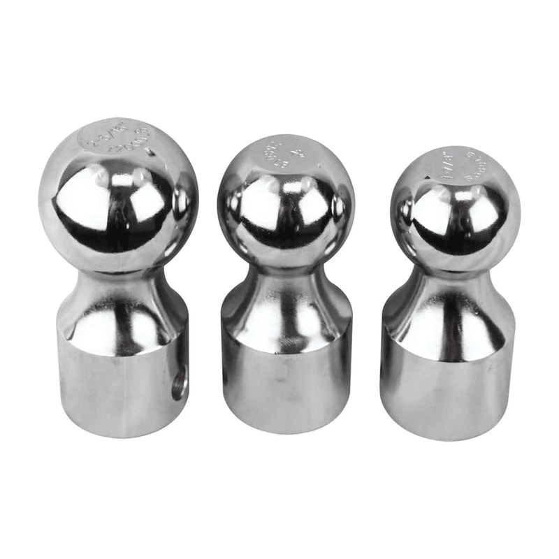 HD Drop Uriah Products Adjustable Aluminum Hitch Mount Interchangeable Balls High Capacity Fits Rec 10