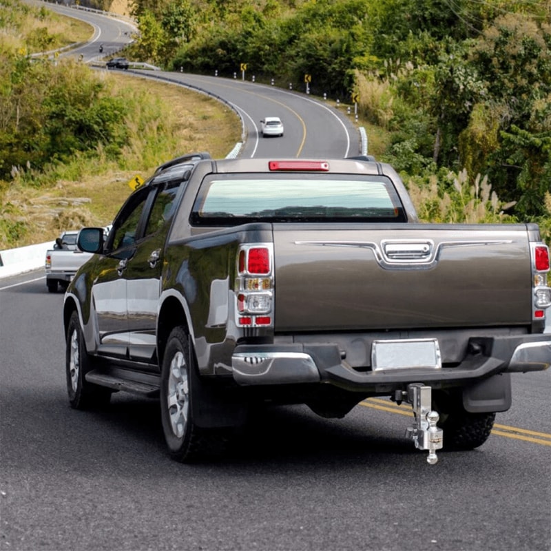 HD Drop Uriah Products Adjustable Aluminum Hitch Mount Interchangeable Balls High Capacity Fits Rec 4