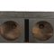 Dual Vented Ported Subwoofer Box With Bedliner Spray Heavy Duty MDF Enclosure For Deep Bass 4