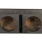 Dual Vented Ported Subwoofer Box With Bedliner Spray Heavy Duty MDF Enclosure For Deep Bass 4