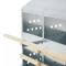 Brower Galvanized Steel 10 Hole Poultry Nest Box Fits Chickens Durable Brooding Solution 3