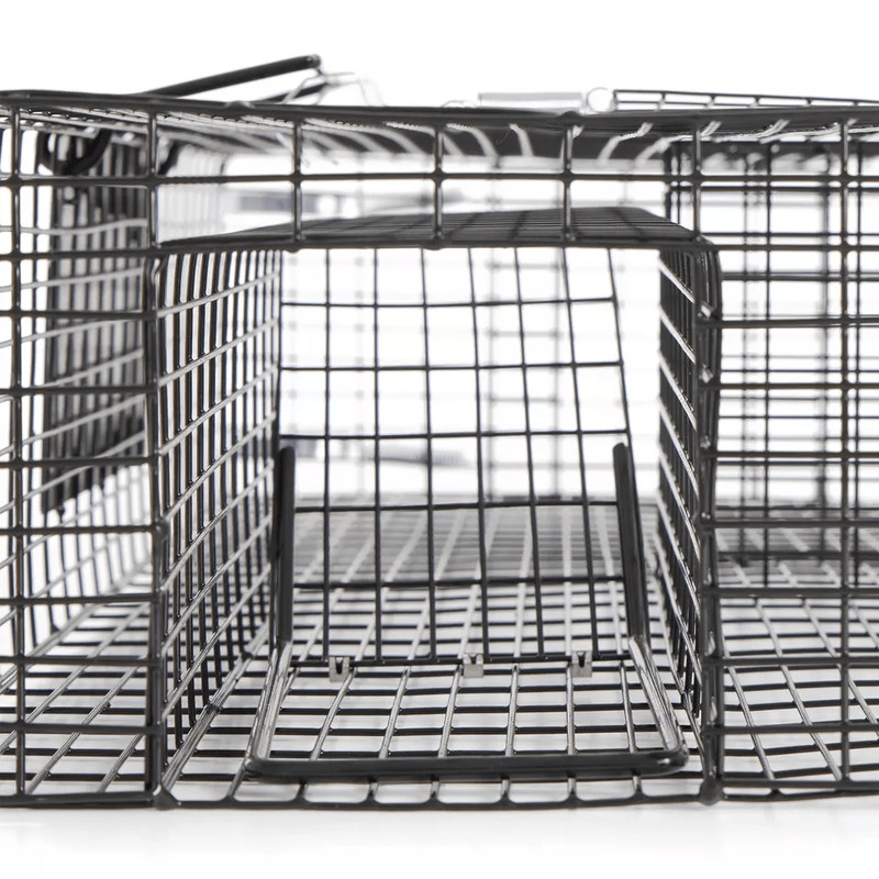 Rugged Ranch RATTR Ratinator Live Rat MultiCatch Animal Metal 2 Door Trap Cage Humane IndoorOutdoo 2