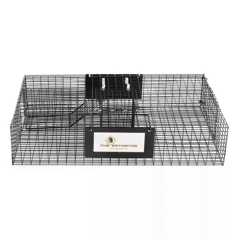 Rugged Ranch RATTR Ratinator Live Rat MultiCatch Animal Metal 2 Door Trap Cage Humane IndoorOutdoo 8