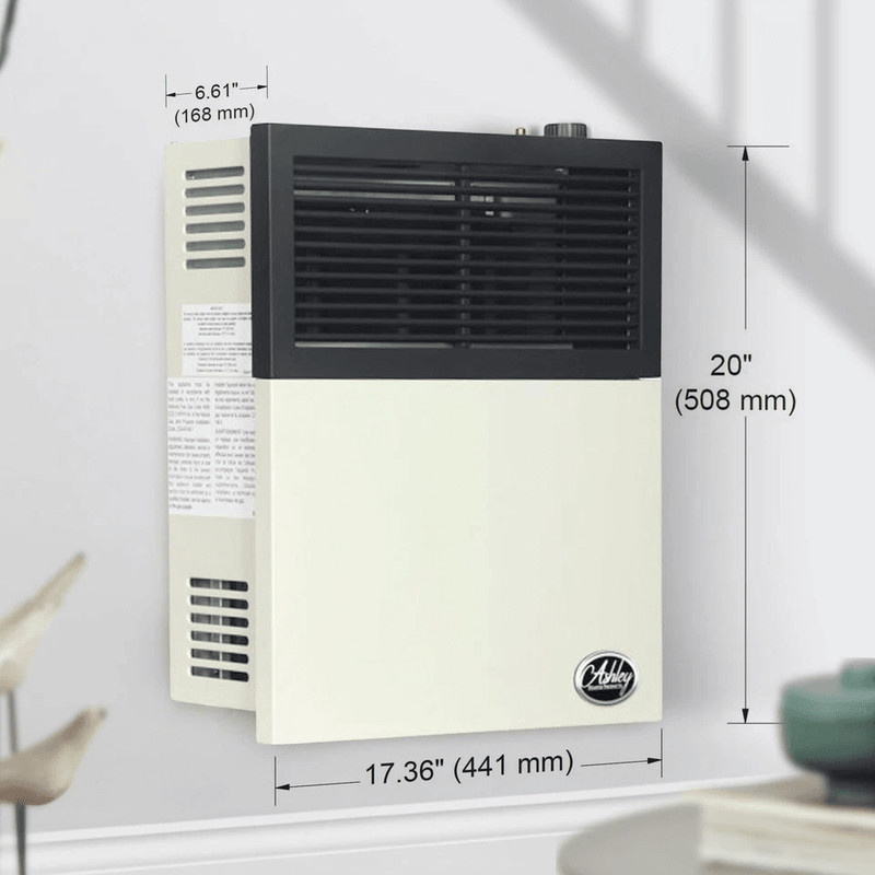 Ashley Hearth BTU Direct Vent Liquid Propane Wall Mount Heater Indoor Safe Heating For Homes Cabins 9