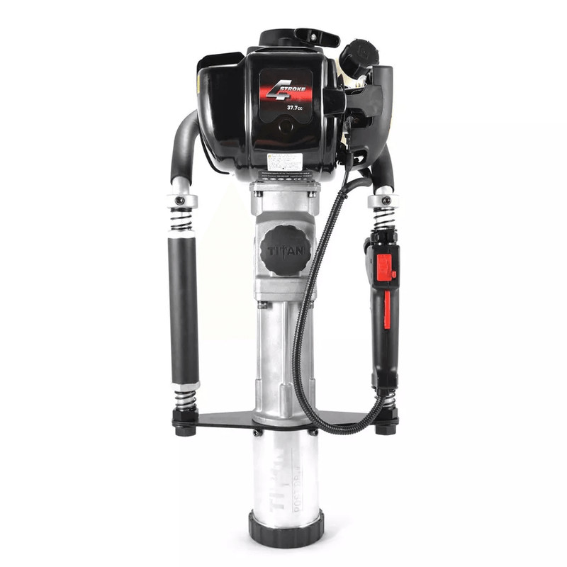 Titan InBarrel HP Gas Powered Fence Post Driver Lightweight Pole Pounder For Signs Rebar LightDuty 7