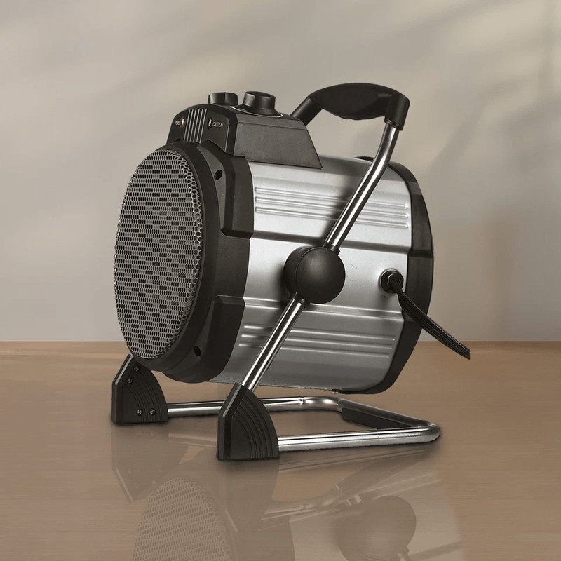 Geneva Portable Ceramic Heater With Adjustable Thermostat 3 Settings Electric Space Heater For Indo 0