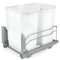 HeavyDuty RevAShelf Double Pullout Trash Cans With SoftClose Dual Quart Waste Containers For Cabine 4