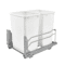 HeavyDuty RevAShelf Double Pullout Trash Cans With SoftClose Dual Quart Waste Containers For Cabine 8